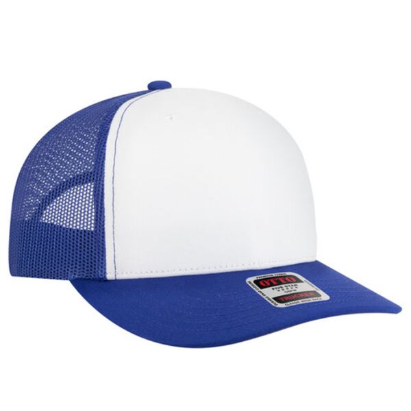 OTTO CAP® Seamless 6 Panel Mid Profile Mesh Back Trucker Hat Thumbnail