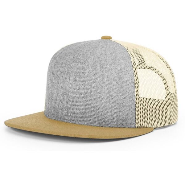 Wool Blend Flat Bill Trucker Cap Thumbnail