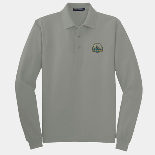 Tall Silk Touch Long Sleeve Polo Thumbnail