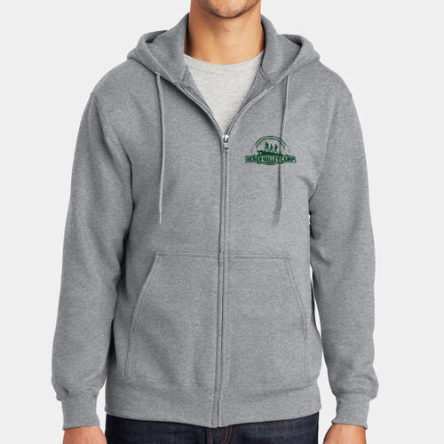 Tall Essential Fleece Full Zip Hooded Sweatshirt Thumbnail